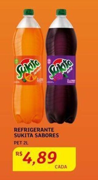 Assaí Atacadista Refrigerante Sukita sabores 2L oferta