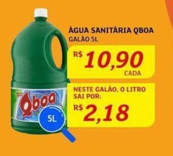 Assaí Atacadista Água Sanitária Qboa 5L oferta