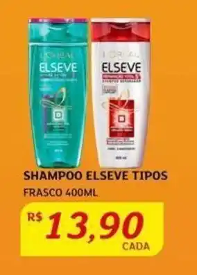 Assaí Atacadista Shampoo Elseve Tipos 400ml oferta