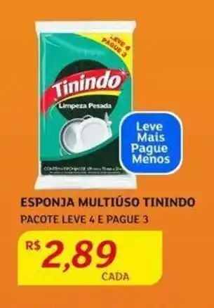 Assaí Atacadista Esponja Multiúso Tinindo oferta