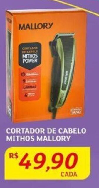 Cortador de Cabelo Mithos Mallory