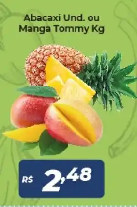 Atakarejo Abacaxi Und. ou Manga Tommy 1kg oferta