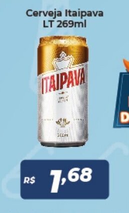 Atakarejo Cerveja Itaipava lata 269ml oferta