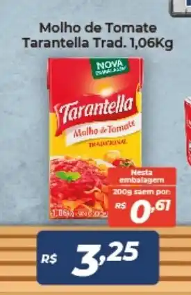 Atakarejo Molho de Tomate Tarantella Trad. 1.06kg oferta