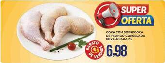Apoio Mineiro Coxa com sobrecoxa de frango congelada envelopada kg oferta