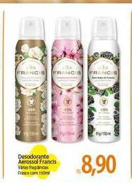 Atacadão Desodorante aerossol francis oferta