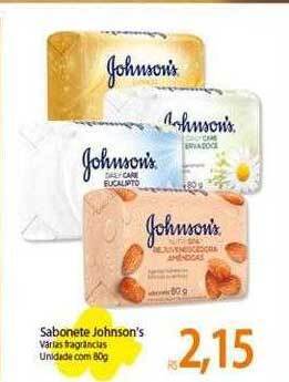 Atacadão Sabonete johnson's oferta
