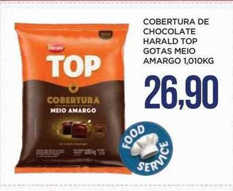 Apoio Mineiro Cobertura de chocolate harald top gotas meio amargo oferta
