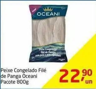 Peixe congelado filé de panga oceani