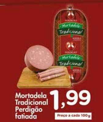 Confiança Supermercados Mortadela tradicional perdigão fatiada oferta
