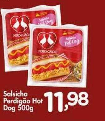 Confiança Supermercados Salsicha perdigão hot dog oferta