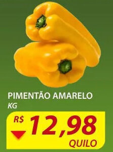 Assaí Atacadista Pimentão Amarelo 1kg oferta