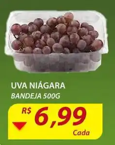 Assaí Atacadista Uva Niágara Bandeja 500g oferta