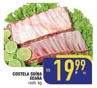 Mercantil Rodrigues Costela suína seara kg oferta