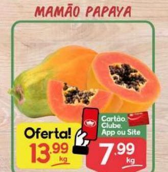 Supermercados Princesa Mamão papaya oferta
