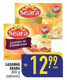 Mercantil Rodrigues Lasanha seara 600g oferta