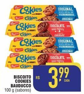 Mercantil Rodrigues Biscoito cookies bauducco 100g oferta