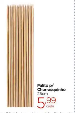 Palito p/ Churrasquinho 25cm