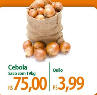 Atacadão Cebola saco com 19kg oferta