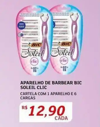 Assaí Atacadista Aparelho de Barbear Bic Soleil Clic oferta