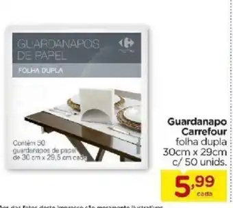 Carrefour Bairro Guardanapo Carrefour 30cmx29cm oferta