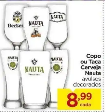 Carrefour Bairro Copo ou Taca Cerveja Nauta oferta