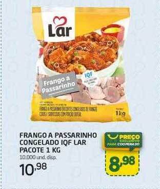 Cooper Frango a passarinho congelado iqf lar oferta