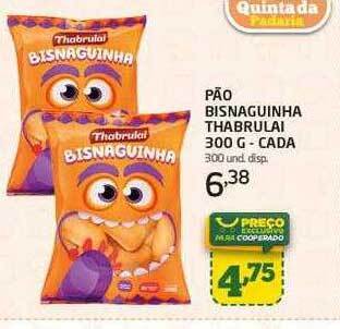 Cooper Pão bisnaguinha thabrulai oferta