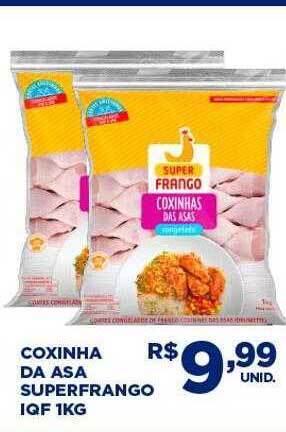 Coxinha da asa superfrango iqf