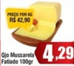 O Boticário Qjo Mussarela Fatiado 100g oferta
