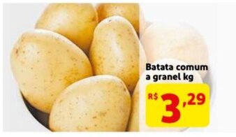Mercado Extra Batata comum a granel 1kg oferta
