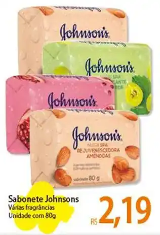 Atacadão Sabonete Johnson's 80g oferta