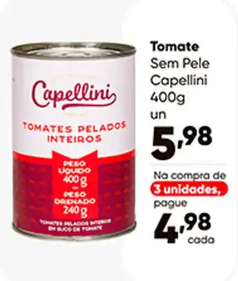 Tomate sem pele Capellini 400g