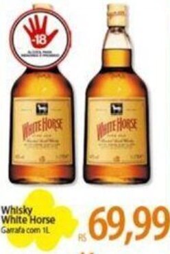 Atacadão Whisky White Horse 1L oferta
