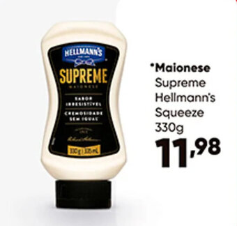 Maionese Supreme Hellmann's Squeeze 330g