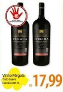 Atacadão Vinho Pérgola 1L oferta