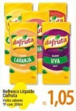 Atacadão Refresco Líquido Dafruta 200ml oferta
