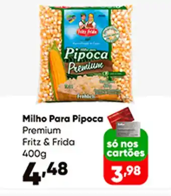 Milho para Pipoca Fritz & Frida 400g