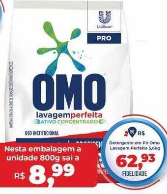 Tonin Superatacado Detergente em pó omo lavagem perfeita oferta