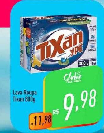 Supermercados Pague Menos Lava roupa tixan oferta