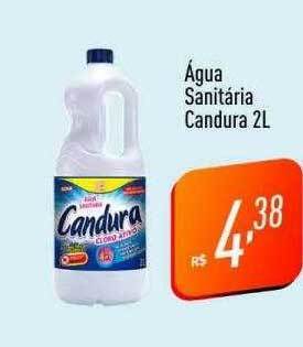Supermercados Pague Menos Água sanitaria candura oferta