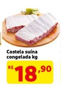 Mercado Extra Costela suina congelada 1kg oferta