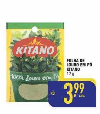 Mercantil Rodrigues Folha de louro em pó kitano oferta
