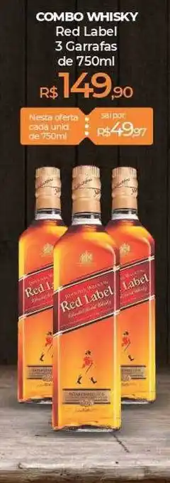 Peg Pese Combo whisky red label oferta