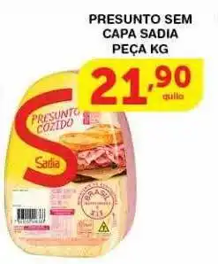 Roldão Presunto sem capa sadia peça kg oferta
