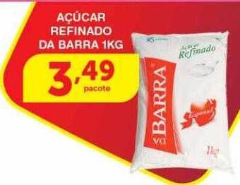 Açucar refinado da barra