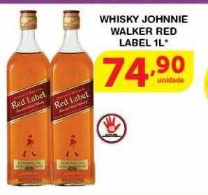 Roldão Whisky johnnie walker red label oferta