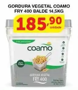 Roldão Gordura vegetal coamo fry 400 balde 14.5kg oferta