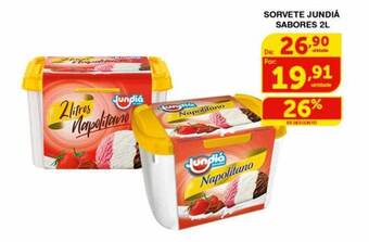 Roldão Sorvete jundiá sabores oferta