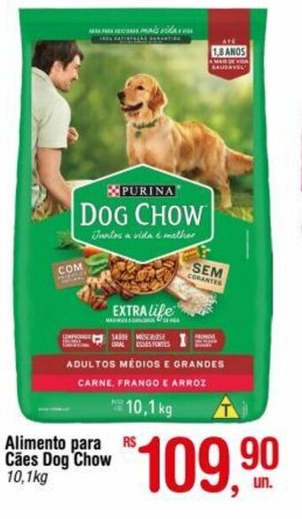 Fort Atacadista Alimento para cães Dog Chow 10.1kg oferta